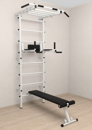 Шведская стенка Sv Pro рукоход 854 (Турник Pro рукоход/Брусья/стойка/Скамья)