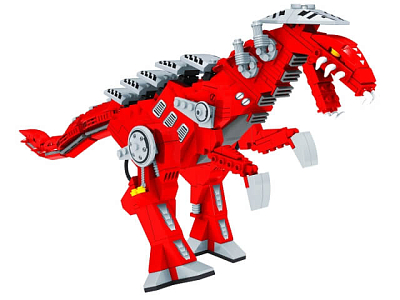 картинка Конструктор "роботы" динозавр (492 дет.) 25860 от магазина БэбиСпорт