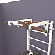картинка Шведская стенка "LittleSport" Long 2.0 (белый*белый) от магазина Лазалка