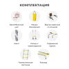 Детский спортивный комплекс для дачи ROMANA Fitness (Фитнес, желтый/серый)