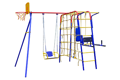 картинка Детский спортивный комплекс для дачи Пионер "Юла Макси" ЦК-2м от магазина БэбиСпорт