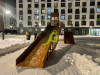 Зимняя деревянная горка "IgraGrad Snow Fox 12 м" с двумя скатами