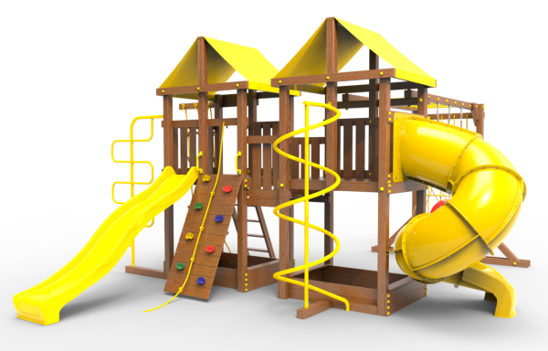 Детская площадка Пикник "Оптимус" Пацифик Лайт с винтовой трубой