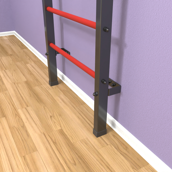 картинка Шведская стенка "LittleSport" (черный*красный) от магазина Лазалка