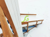 Зимняя деревянная горка "IgraGrad Snow Fox 12 м" с двумя скатами мод.4