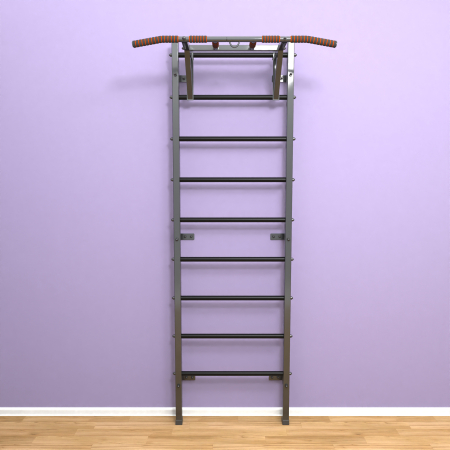 Шведская стенка "LittleSport" Pull-Up (черный*черный)