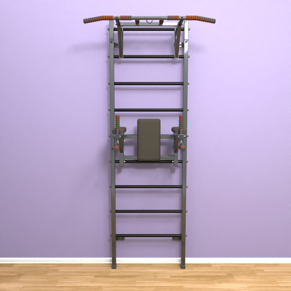 Шведская стенка «LittleSport» Graphite Pull-Up 2.0 черные ступени