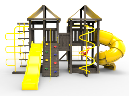 Детская площадка Пикник "Блэк" Пацифик Лайт с винтовой трубой