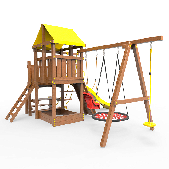 картинка Детская площадка Пикник «Оптимус» Макси с гнездом от магазина Лазалка