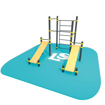 картинка Спортивный комплекс ВоркАут ЛС25 от магазина Лазалка