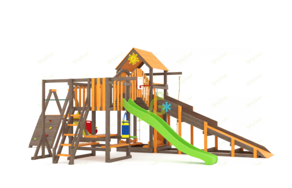 картинка Всесезонная площадка IgraGrad С Мостик 2 SF2 от магазина Лазалка